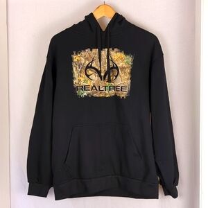 STAGHORN RIVER Realtree Men's Black Sweatshirt Hoodie